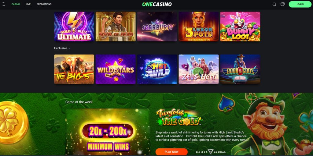 One Casino – De ultieme online gaming ervaring