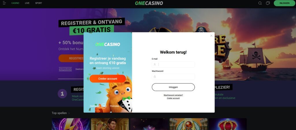 One Casino Inloggen - Eenvoudige stappen om je reis te beginnen